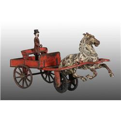 Cast Iron Carpenter Doctor's Cart Toy.