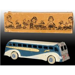 Cast Iron Arcade Greyhound Bus Toy in OB