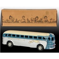 Cast Iron Arcade #4400 Greyhound Bus Toy in OB