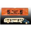 Image 1 : Cast Iron World's Fair Greyhound Bus Toy in OB