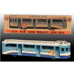 Cast Iron 1939 NY World's Fair Bus Toy in OB