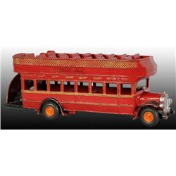 Cast Iron Arcade #500 "Yellow" Coach Toy.