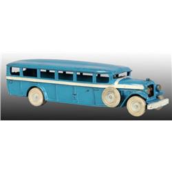 Cast Iron Arcade #6 "White" Mack Bus Toy.