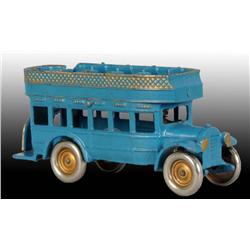 Cast Iron Arcade Bus Toy.