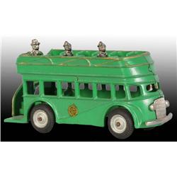 Cast Iron Arcade Bus Toy.