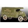 Image 1 : Cast Iron Hubley Green Telephone Truck Toy