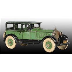 Cast Iron Hubley Green Packard Toy.