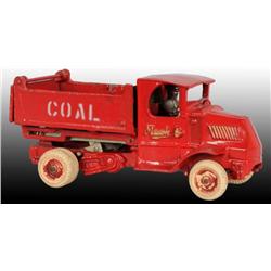 Cast Iron Arcade "Mack" Coal Truck Toy with Acc