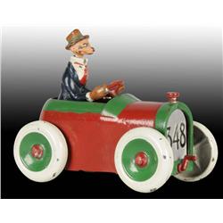 Cast Iron Andy Gump No. 348 Car Toy.