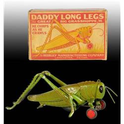 Cast Iron Hubley Large Grasshopper Toy in OB