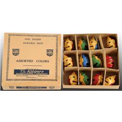 Cast Iron Kilgore Clown Cap Bomb Set in OB