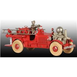 Cast Iron Hubley Ahren's Fox Fire Wagon Toy.