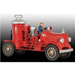 Cast Iron Hubley Fire Pumper Toy.