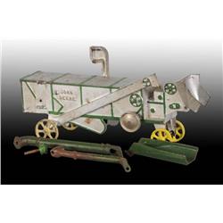 Cast Iron Vindex John Deere Thresher Toy.