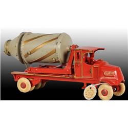 Cast Iron Dent Concrete Truck Toy in OB
