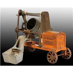 Cast Iron Kenton Jaeger Cement Mixer Machine Toy.
