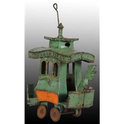 Cast Iron Dent Toonerville Trolley Toy.