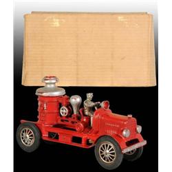 Cast Iron Hubley Fire Pumper Toy with Driver OB