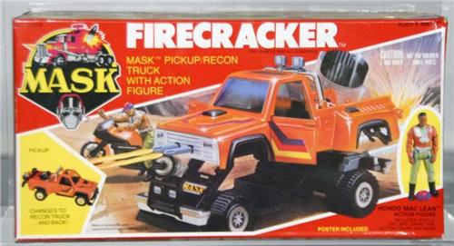MASK Firecracker Action Figure Vehicle.