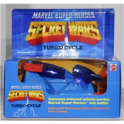 Secret Wars Turbo Cycle Action Figure Vehicle.