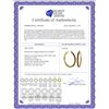 Image 2 : Genuine 6 ctw Garnet Earrings 14KT Yellow Gold - REF-104N8R