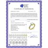 Image 2 : Genuine 1.80 ctw Aquamarine & Diamond Ring 14KT Yellow Gold - REF-102N4R