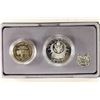 Image 2 : 1991 US MT. RUSHMORE 2 COIN PROOF SET WITH BOX