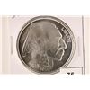 Image 1 : 1 TROY OZ .999 FINE SILVER PROOF ROUND 2015 INDIAN