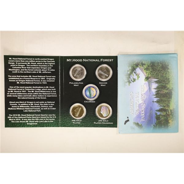 2010 MT. HOOD NATIONAL PARK QUARTERS SET