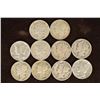 Image 1 : 10 ASSORTED 1940'S MERCURY DIMES