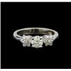 Image 2 : 0.86 ctw Diamond Ring - 14KT White Gold
