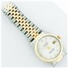 Image 6 : Rolex Mens 2 Tone Mother Of Pearl VS Diamond 36MM Datejust Wristwatch