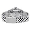 Image 5 : Rolex Mens Stainless Steel Blue Vignette Princess Cut Diamond Datejust Wristwatc