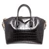 Image 2 : Givenchy Black Leather Antigona Satchel Bag