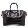 Image 3 : Givenchy Black Leather Antigona Satchel Bag