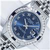 Image 1 : Rolex 26 Ladies Stainless Steel Factory Blue Roman Datejust Wit Rolex Box