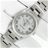 Image 2 : Rolex 31MM Factory White Roman Datejust Wristwatch With Oyster Band With Rolex B