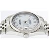 Image 8 : Rolex Mens Sapphire Stainless Steel White Roman Datejust Jubilee Band Datejust W