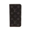 Image 1 : Louis Vuitton Black Leather Monogram Iphone 10 Case