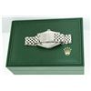 Image 9 : Rolex Mens Stainless Steel Diamond Lugs Green Diamond & Emerald Datejust Wristwa