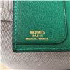 Image 2 : Hermes Green Leather Agenda Cover Wallet