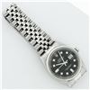 Image 6 : Rolex Mens Stainless Black Diamond 36MM Datejust Wristwatch Oyster Perpetual