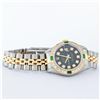Image 4 : Rolex Ladies 2 Tone Green Vignette Diamond Datejust Wristwatch