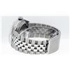 Image 9 : Rolex Mens SS Black String Diamond Lugs & Ruby Oyster Perpetaul Datejust