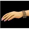 Image 3 : 18KT White Gold 19.79tcw Diamond Ribbon Bracelet