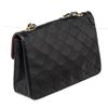 Image 7 : Chanel Black Leather Quilted Single Flap Chain Shoulder Bag