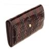 Image 2 : Louis Vuitton Brown Vernis Leather Sarah Wallet