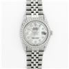 Image 2 : Rolex Mens Stainless Steel Mother Of Pearl Diamond Lugs Datejust Wristwatch