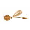 Image 2 : Chanel Gold Clover Pearl Brooch