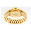 Image 9 : Rolex Mens 18K Yellow Gold Champagne Index & Ruby Quickset President Wristwatch